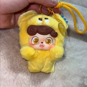 Adorable Yellow Plush Animal Costume Toy